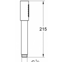 Grohe Sena Stick 26465A00 (темный графит, глянец) Image #3