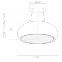 Elica SEASHELL WH MAT/F/80 Image #4