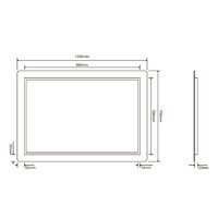 Roxen Зеркало Irida Long 510185-100 100х70 Image #9