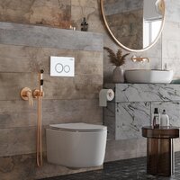 Roxen Simple Compact в комплекте с инсталляцией StounFix Dual Fresh 6 в 1 906789 (кнопка: белый глянец) Image #14