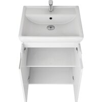 Dreja Тумба под умывальник Q Plus (D) 55 99.1008 (белый глянец) Image #9