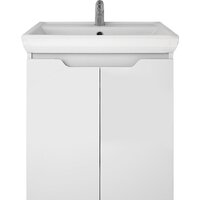 Dreja Тумба под умывальник Q Plus (D) 55 99.1008 (белый глянец) Image #2