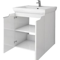 Dreja Тумба под умывальник Q Plus (D) 55 99.1008 (белый глянец) Image #8