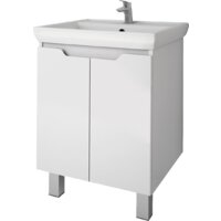 Dreja Тумба под умывальник Q Plus (D) 55 99.1008 (белый глянец) Image #3