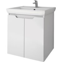 Dreja Тумба под умывальник Q Plus (D) 55 99.1008 (белый глянец) Image #4