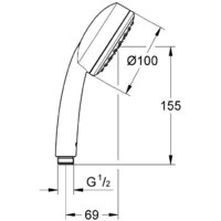 Grohe New Tempesta Cosmopolitan 100 26082002 Image #2