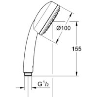 Grohe New Tempesta Cosmopolitan 100 26082002 Image #2