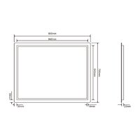 Roxen Зеркало Pure 510175-90 90х70 Image #10