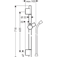 Hansgrohe Unica S Puro 28632670 (черный матовый) Image #2