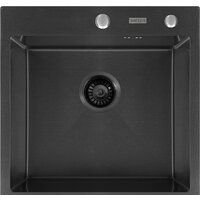 ARFEKA ECO AR мойка 500*500, коландер, дозатор BLACK Image #4