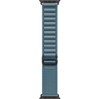 Apple Watch Ultra 3 LTE 49 мм (титановый корпус, черный/голубой, текстильный ремешок размера L) Image #3