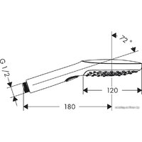 Hansgrohe Raindance Select 120 Air 26520400 (хром/белый) Image #2