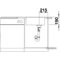 Blanco Elon XL 6 S-F (алюметаллик) [519512] Image #7