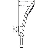 Hansgrohe Pulsify Select 105 3jet 24303000 (хром) Image #2