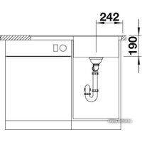 Blanco Zenar 45 S-F (жасмин, левая) [519194] Image #4