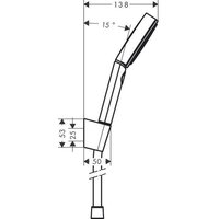 Hansgrohe Pulsify Select 105 3jet 24302700 (белый матовый) Image #2