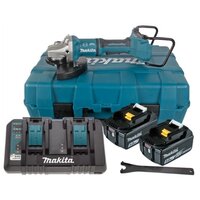 Makita DGA900PT2 (с 2-мя АКБ, кейс)