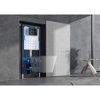 Roxen Cube Bidet One Rimless 6 в 1 StounFix Dual Fresh 508149 (кнопка: черный матовый) Image #12