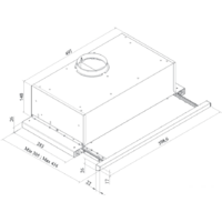 Krona Kamilla slim 600 inox/inox (2 мотора) Image #2