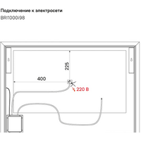 IDDIS Зеркало Brick BRI1000i98 Image #5