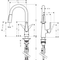 Hansgrohe Talis S 72815800 (нержавеющая сталь) Image #2