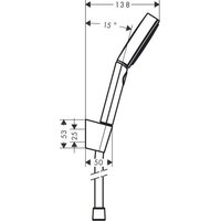 Hansgrohe Pulsify Select 105 3jet 24302670 (черный матовый) Image #2