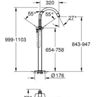 Grohe Grandera 23318AL0 (матовый графит) Image #2