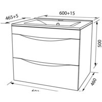 IDDIS Тумба с умывальником Cloud 60 CLO60W0i95K (белый) Image #10
