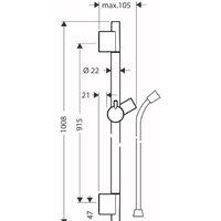 Hansgrohe Unica 28631670 (черный) Image #2