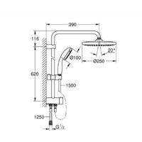 Grohe QuickFix Vitalio Start 250 26817000 Image #9
