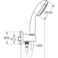 Grohe New Tempesta 100 26406001 Image #4