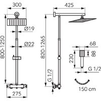 Ferro Trevi Square NP75SQTRV7UBL Image #2