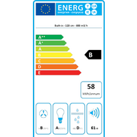 Falmec Virgola No-Drop Design 120 800 м3/ч (нержавеющая сталь) Image #2
