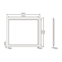 Roxen Зеркало Gotem 510165-80 80х70 Image #10