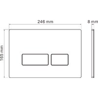 Roxen Cube One Rimless 6 в 1 StounFix Dual Fresh 592045 (кнопка: хром) Image #25