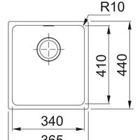 Franke Sirius SID 110-34 144.0603.819 (серый)