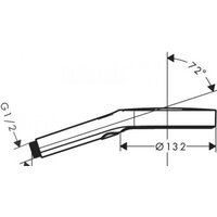 Hansgrohe Rainfinity 130 3jet EcoSmart 26864700 Image #2
