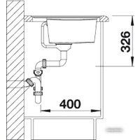 Blanco Zenar XL 6 S-F (белый, левая) [519201] Image #3