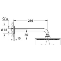 Grohe Rainshower Cosmopolitan 210 (286мм) [26062000] Image #4