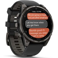 Garmin Fenix 8 Pro 47мм (серый, черный силиконовый ремешок) Image #3