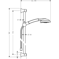 Hansgrohe Raindance Classic 100 3jet 27841000 (хром) Image #2