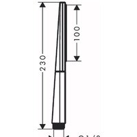 Hansgrohe Rainfinity 100 1jet EcoSmart 26866700 (матовый белый) Image #2