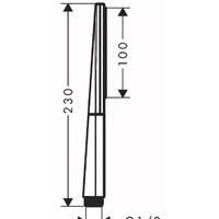 Hansgrohe Rainfinity 100 1jet EcoSmart 26866700 (матовый белый) Image #2