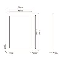 Roxen Зеркало Gotem 510165-50 50х70 Image #11