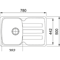 Franke Antea AZG 611-78 (оникс) Image #2