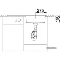 Blanco Zenar XL 6 S-F (антрацит, левая) [519198] Image #2