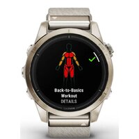 Garmin Epix Pro Gen 2 Sapphire 42 мм (мягкое золото/крем, с нейлоновым и силиконовым ремешками) Image #10