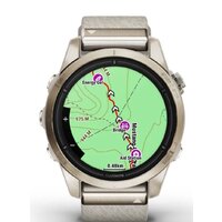 Garmin Epix Pro Gen 2 Sapphire 42 мм (мягкое золото/крем, с нейлоновым и силиконовым ремешками) Image #4