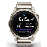 Garmin Epix Pro Gen 2 Sapphire 42 мм (мягкое золото/крем, с нейлоновым и силиконовым ремешками) Image #8
