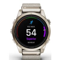 Garmin Epix Pro Gen 2 Sapphire 42 мм (мягкое золото/крем, с нейлоновым и силиконовым ремешками) Image #2